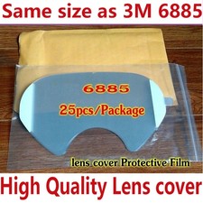 25 PACK 6885 Clear Faceshield Cover Lens for 3M 6000 Series Full Face Respirator