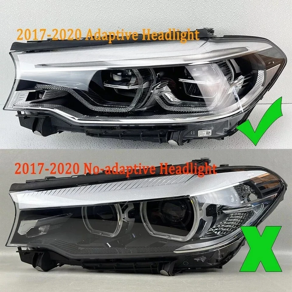LED RGBW Angel eyes DRL Modules For BMW F90 M5 G30 530i 540i Adaptive Headlight - Image 3 of 4