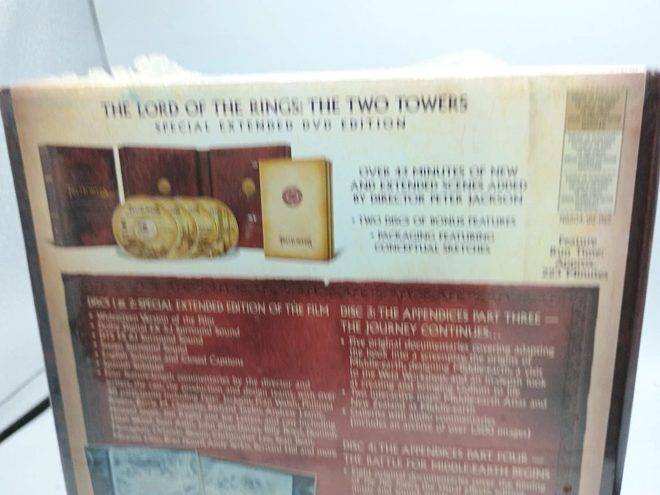 The Lord of the Rings: The Two Towers (4 Disc Special Ext. Edition) New/Sealed - Image 4 of 4