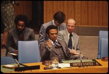 New York NY Andrew Young UN Security Council 1977 United States Delegation