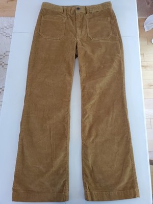 Eddie Bauer Women's Corduroy Pants Size 10 Tan Straight Leg NWT