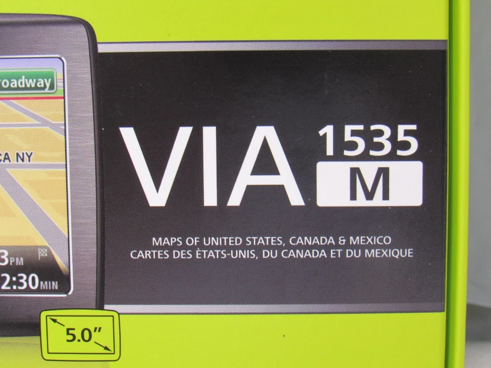 New TomTom VIA 1535M US Canada Mexico Auto In-Dash W/ Carry Case Bundle X89J - Image 2 of 4