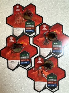 heroscape fields of valor Vampires And Figures Used 