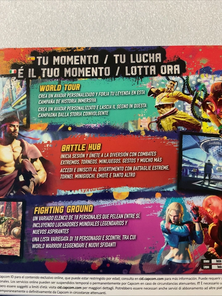 Street Fighter VI 6 Steelbook PS5  Edizione Limitata, foto 4 di 5