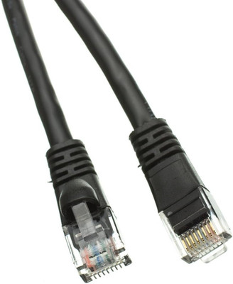 Cat5E Ethernet Cable, 24AWG, RJ45 Gold Plate Connector, ETL, 4 Pair Stranded Cop