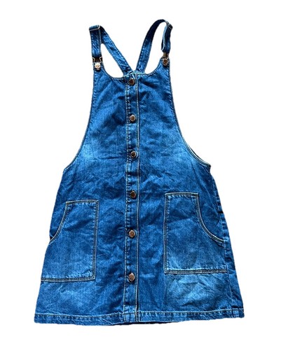 girls Denim Pinafore Dress size 12 - 13 - Picture 1 of 2