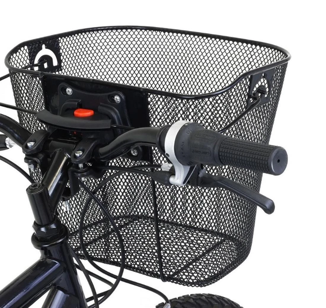 TOOYFUL Panier Vélo Avant Arrière En Fer Amovible - Sacoche Détachable 27x25cm Pour VTT Et Vélo De Ville