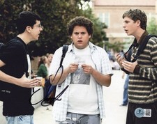 CHRISTOPHER MINTZ-PLASSE SIGNED SUPERBAD MCLOVIN 8x10 MOVIE PHOTO BECKETT COA
