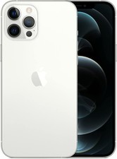 Apple iPhone 12 Pro Max - 256 GB - Silver (Unlocked) for sale