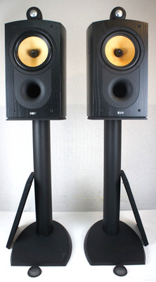 B&W - BOWERS AND WILKINS NAUTILUS 805 SPEAKERS + B&W STANDS