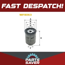 Fuel Filter fits NISSAN SUNNY N14, Y10 2.0D 90 to 00 CD20 Wix 16400VB201 Quality