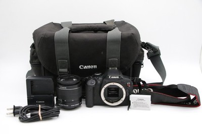Canon EOS Rebel T4i DSLR Camera W/ Canon EF-S 18-55mm Lens, Battery & Charger