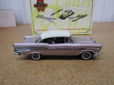 1957 Chevrolet Bel Air 1/43 Matchbox Collectibles diecast lavendar