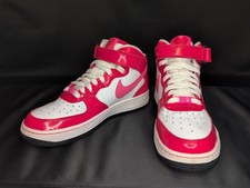 NEW Nike Air Force AF1 Valentine s Day US 5.5Y Mid Shoes 518218-101 Pink Red