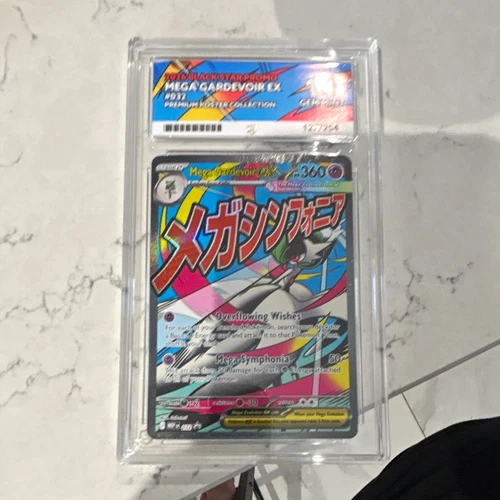 Pokémon TCG 2016 Mega Gardevoir EX XY160 Ace Graded Promo Full Art Holo ENG
