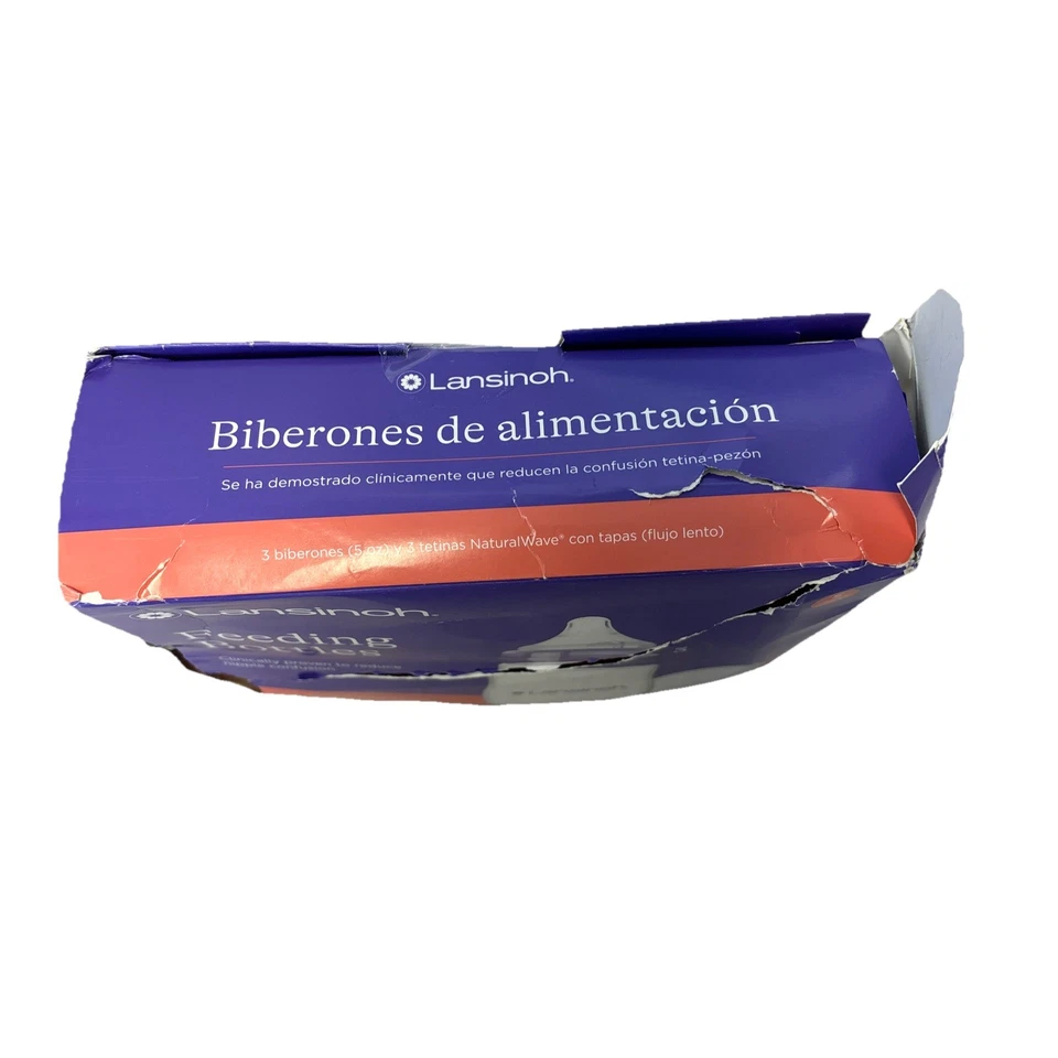 Open Box - BoLansinoh Anti-Colic Baby Bottles 5oz 3-Pack, Breastfeeding Bottle - Image 2 of 4