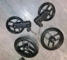 Orbit Baby G2 STROLLER REAR AND FRONT WHEEL Set (4 Lot) As Pictured Used