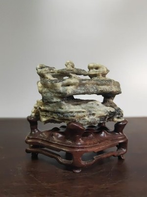 #10998.natural chinese Suiseki Bonsai  mountain GoBi stone--chinese art stone