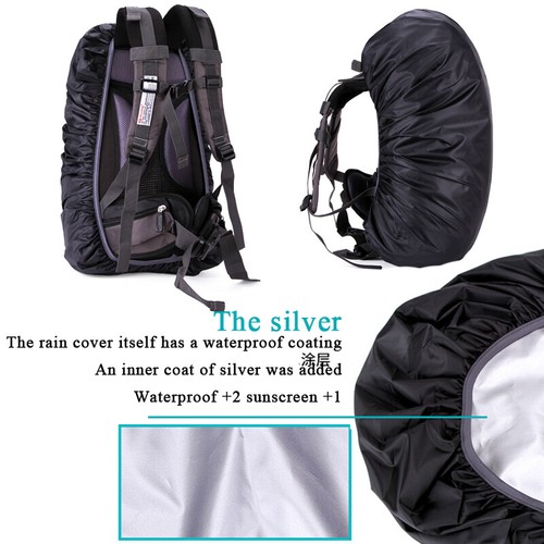 20L-80L Waterproof Backpack Cover Bag Camping Hiking Outdoor Rucksack Rain Dust - Picture 19 of 135