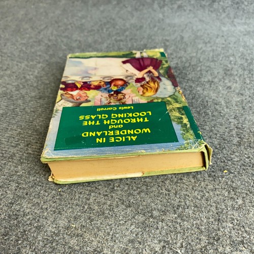 Alice in Wonderland Through the Looking Glass Lewis Carroll 1950s Peal Press HC - Picture 6 of 14