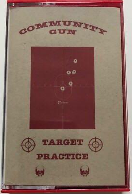 Community Gun - Target Practice - 2021 - US Hardcore Cassette + Sticker