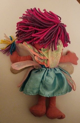 Gund Sesame Street Abby Cadabby Pink Fairy Plush Stuffed Doll 13" With Wand - Picture 3 of 3