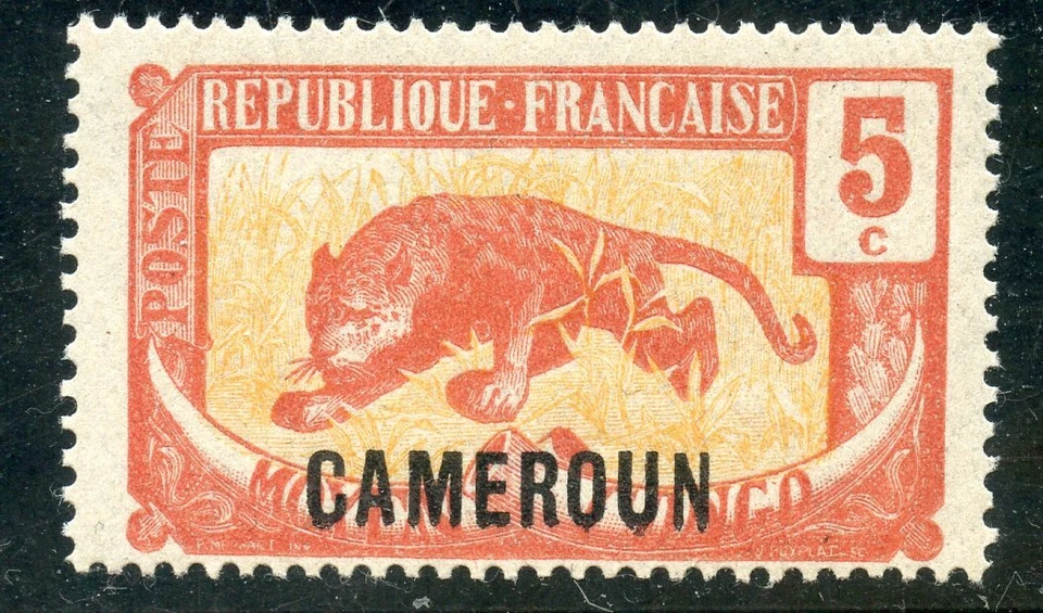 TIMBRE // COLONIES FRANCAISES // CAMEROUN NEUF N° 87 ** FAUNE // PANTHERE - Photo 1/1
