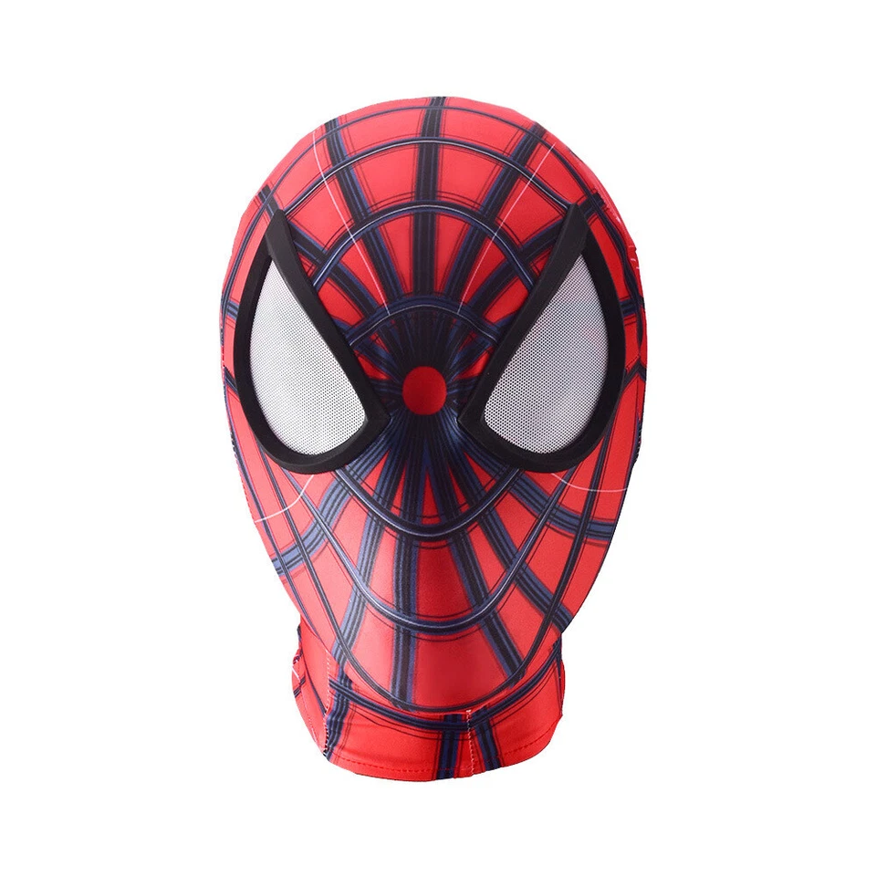 Genial Punk Spider-Man Máscara Disfraz Juegos con disfraces Spiderman Halloween Fiesta Accesorios Regalo Foto 3 de 4