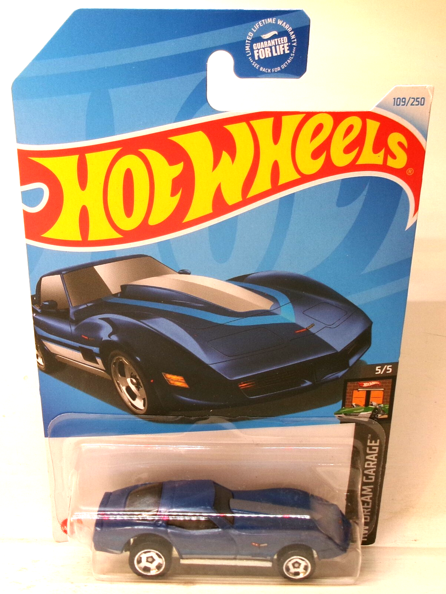 2024 HOT WHEELS 1:64 HW DREAM GARAGE 5/5 DARK BLUE CORVETTE