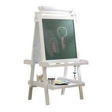 KidKraft Cavalletto Artistico in Legno Deluxe per Bambini con Rotolo di Carta, L