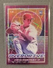 2021 Chronicles Overdrive 3 Chris Rodriguez Pink Velocity Prizm Rookie Overdrive