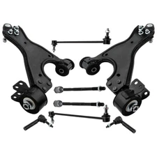 10x Front Lower Control Arms Sway Bar Tierod for 2007-17 Acadia Traverse Enclave