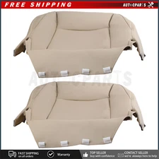 For 2007-2014 Chevy Silverado 1500 2500HD 3500HD Bottom Top Leather Seat Cover