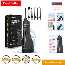 Portable Water Flosser - Braces Care, Rechargeable 4 Modes - Prevents Cavities