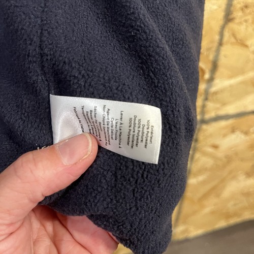 Talbots Down Filled Puffer Vest Petite Women's Large Blue Print Fleece Classy 90 - Picture 11 of 11