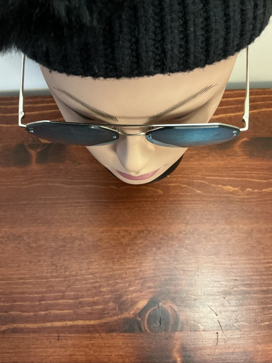 DIFF La Jefa Sunglasses Aviator Black Frame Grey Gradient Lens Robin Arzon DIFF La Jefa Sunglasses Aviator Black Frame Grey Gradient  main image 4