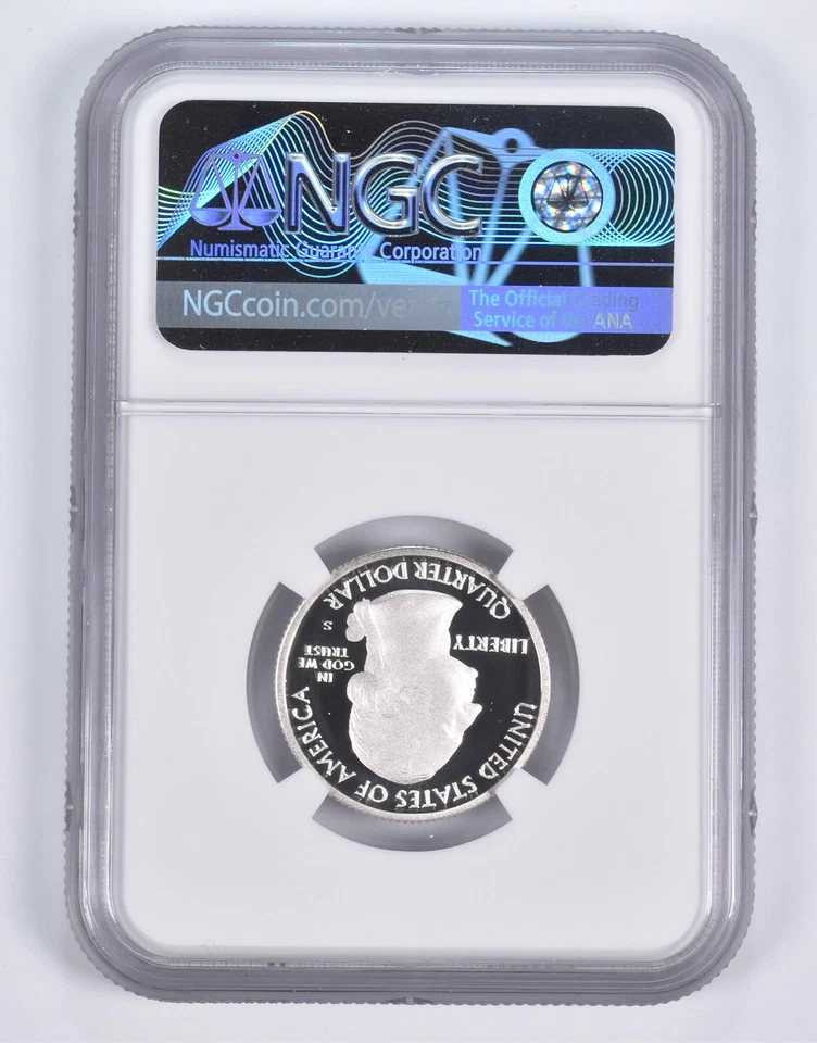 2016-S Silver PF69 ANT Shawnee Quarter Limited Edition NGC - Image 2 of 4