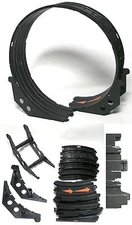 10pc TOMY Aurora AFX HO Slot Car LOOP TRANSITION TRACKS +SUPPORTS Unused Bulk A+