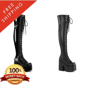 camel colored thigh high boots