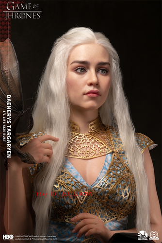 Infinity Studio Juego de Tronos Daenerys 1:1 Tamaño Natural Busto Estatua Figura Stock - Imagen 18 de 19