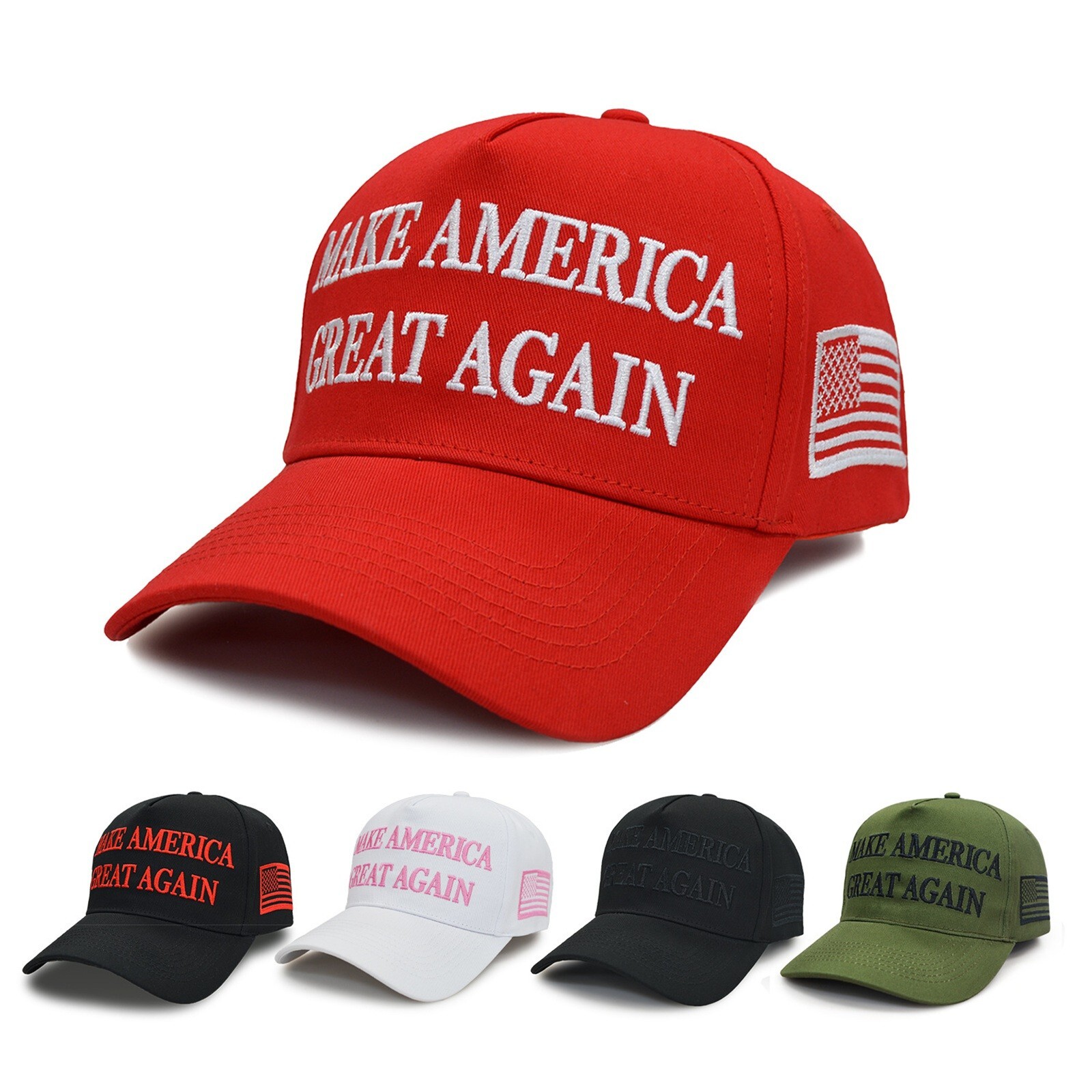 Trump 2024 MAGA RED Hat 45-47 Baseball Cap Make America Great Again Hat