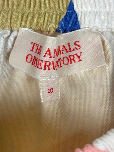 The Animals Observatory Rhombus Wombat Girls Skirt Sz 10 Argyle Colorful - Picture 8 of 12