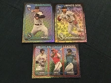 2024 topps series 1 baseball holiday foil variation pyc