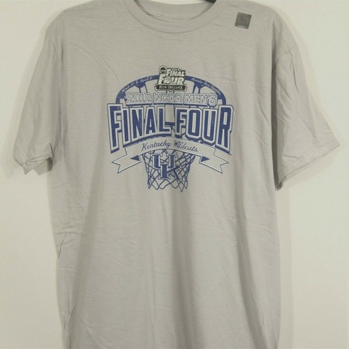 2012 NCAA Final Four Mens Classic T-Shirt, Kentucky Wildcats, Gray, Large NWT