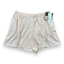 NOS Vtg Cuddl Duds Solar Knit Nylon Cotton Peach Shorts Women’s USA Made Sz L
