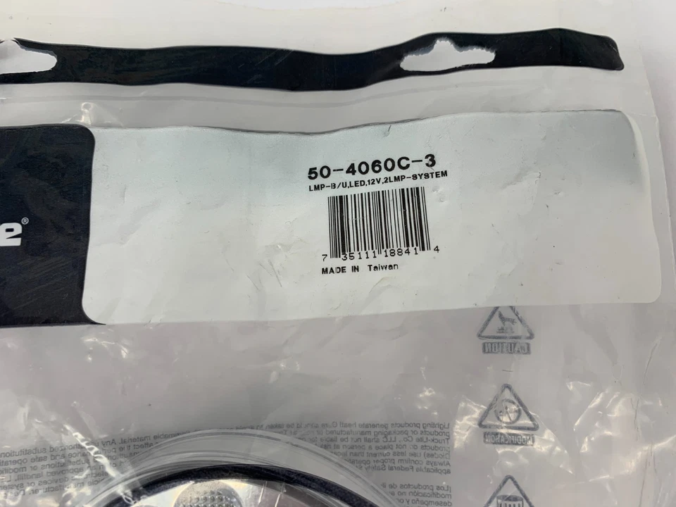 Truck-Lite 50-4060C-3 Señal-Estado LED Claro Redondo Luz de Respaldo PL-2 12V Foto 2 de 4