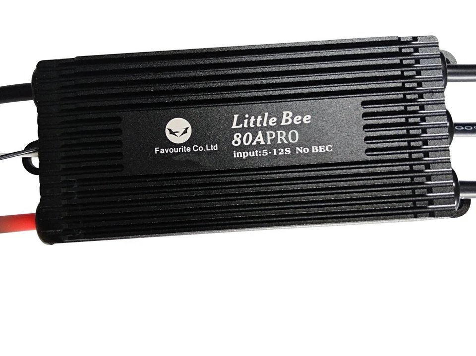 80A 5-12S HV brushless esc for Airplane Aircraft FVT 48V ESC - Image 4 of 4