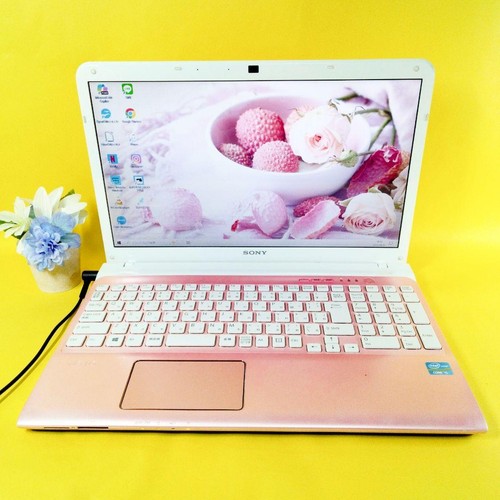 Sony VAIO Pink 15.5" Laptop Intel Core i5 8GB RAM 320GB HDD Windows 10 Office - 第 2/10 張圖片