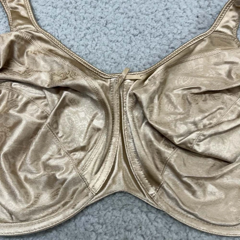 Bali Bra 42DDD Minimizer Bra 3562 Minimizer Satin Tracings Comfort Strap Underwi - Image 3 of 4