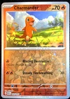 Pokemon TCG 151 Reverse Holographic Charmander 004/165